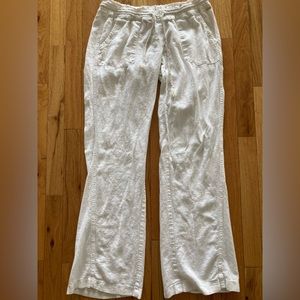 White Roxy pants
